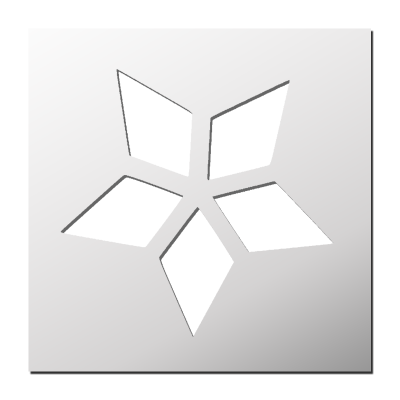 Pochoir Etoile