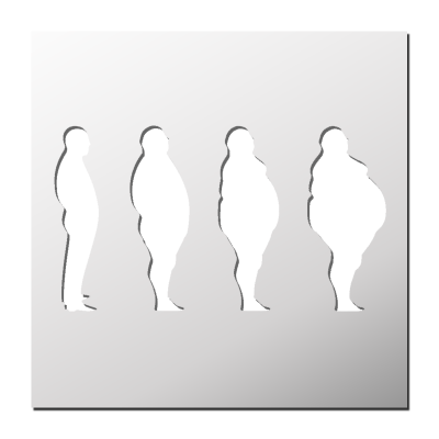 Pochoir Evolution de l’homme