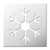 MWOOT 16 Pièces Pochoir Flocon De Neige, Stencils Pour