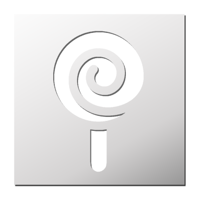 Pochoir Lollipop