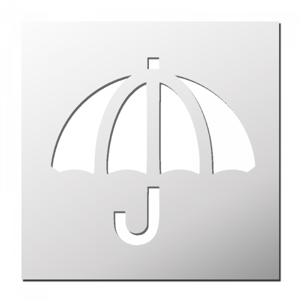 Pochoir Parapluie