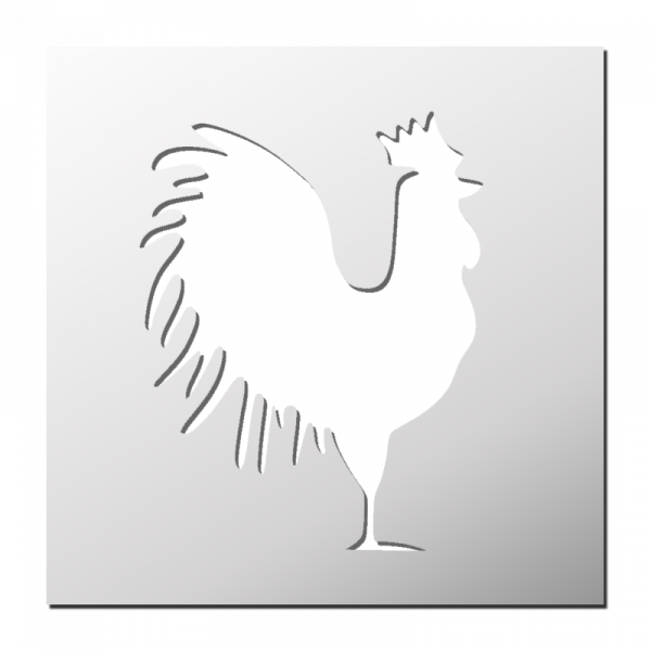 Pochoir Coq