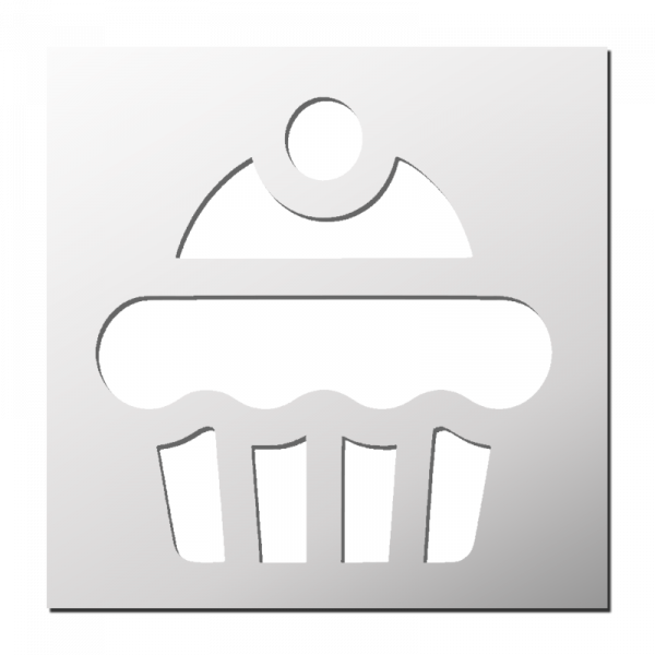 Pochoir Cupcake