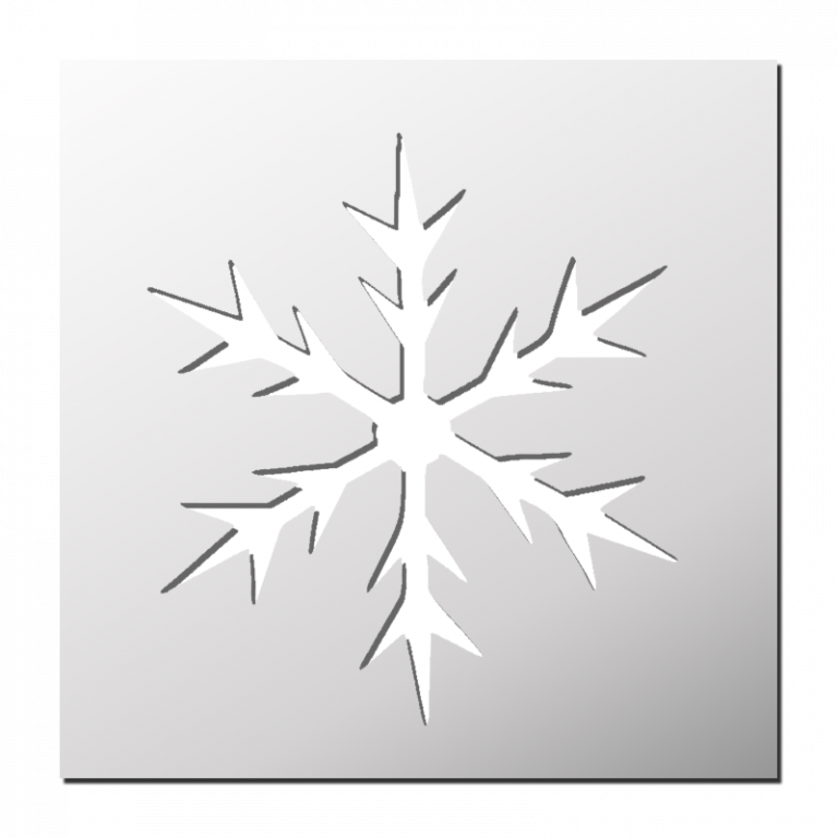 60 Pochoirs De Noël Réutilisables - Motifs Flocons De Neige, Père Noël, Sapins - Pour Peinture, Décorations DIY - Taille 7,6 X 7,6 Cm - 3