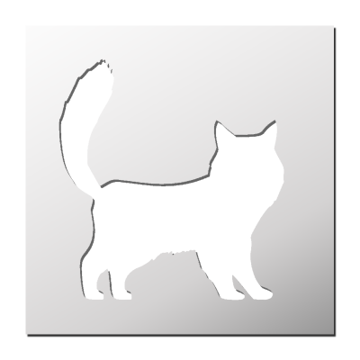 Pochoir Chat