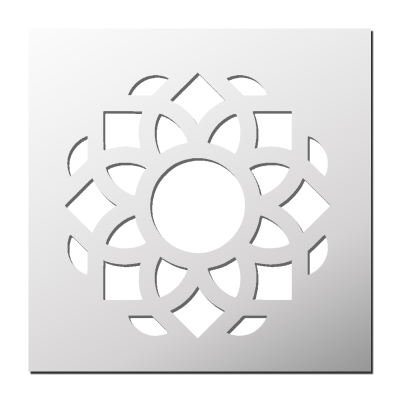 Pochoir Fleur