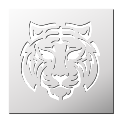 Pochoir Lion