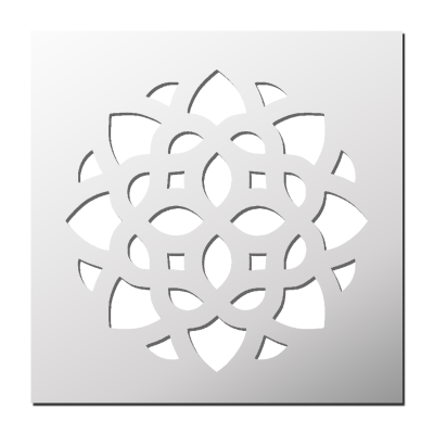 Pochoir Fleur