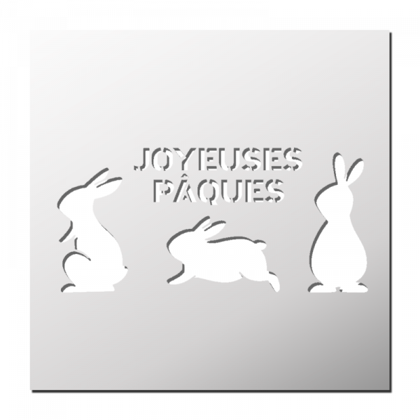 Pochoir Joyeuses Pâques