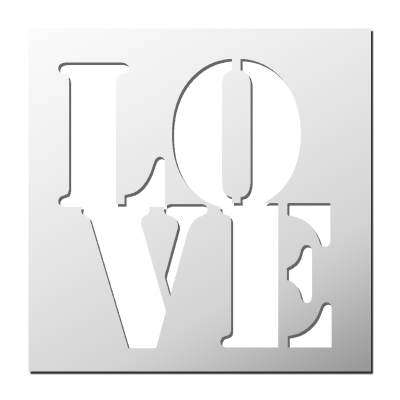 Pochoir LOVE
