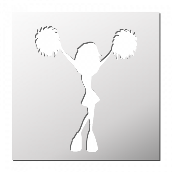 Pochoir Pom-pom Girl