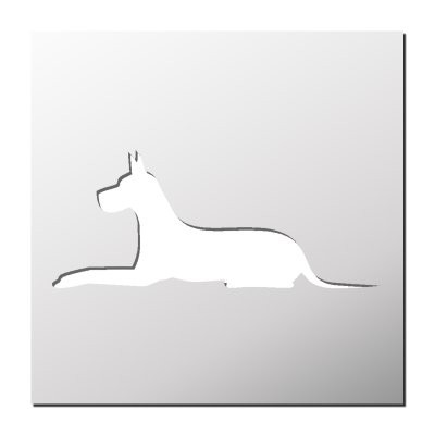 Pochoir Chien