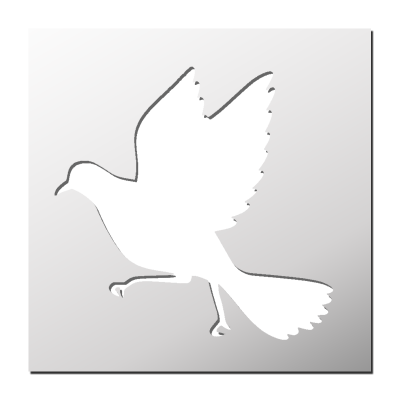 Pochoir Colombe