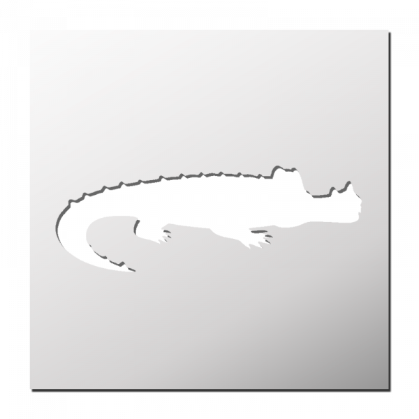 Pochoir Crocodile