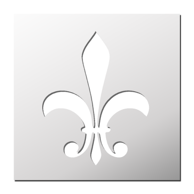 Pochoir Fleur de Lys