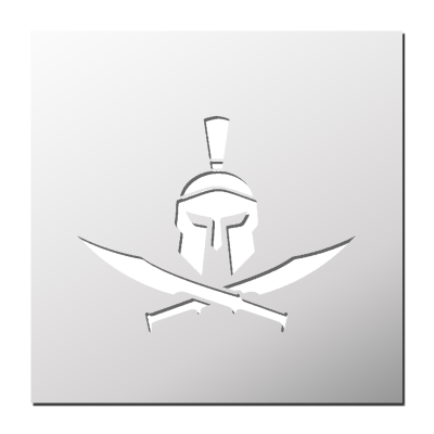 Pochoir Guerrier