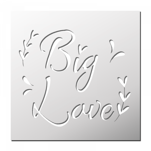 Pochoir Big Love