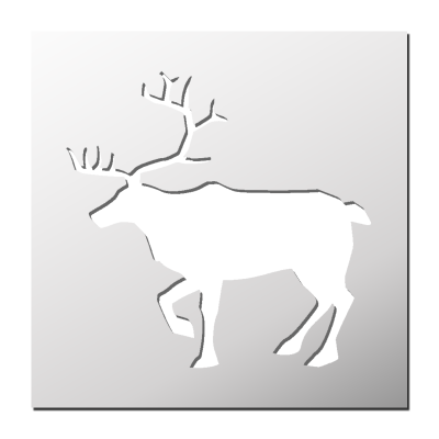 Pochoir Cerf