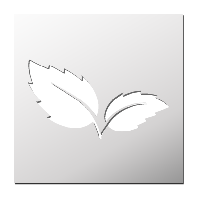 Pochoir Feuilles