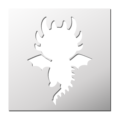 Pochoir Dragon