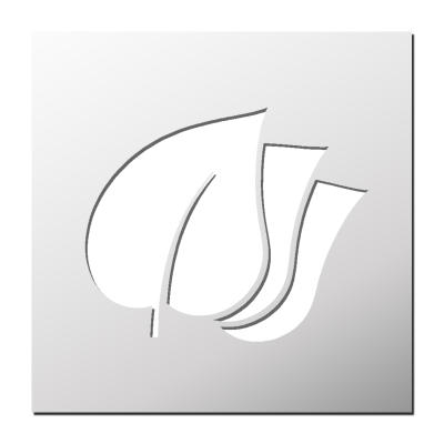 Pochoir Feuilles