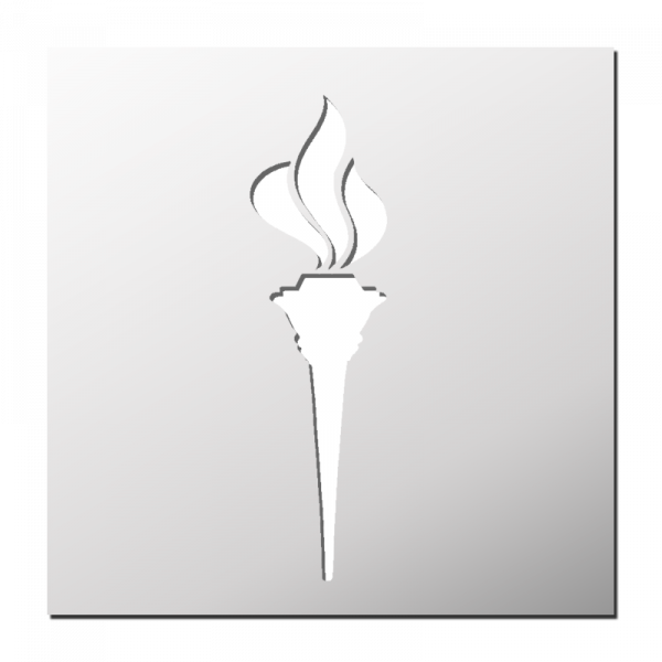 Pochoir Flamme