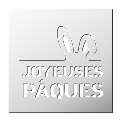 Pochoir Joyeuses Pâques