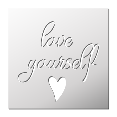 Pochoir Love Yourself