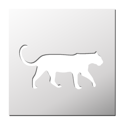 Pochoir Panthère