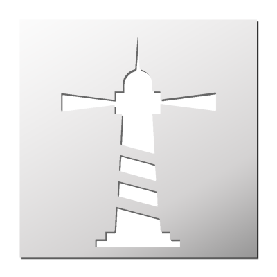Pochoir Phare