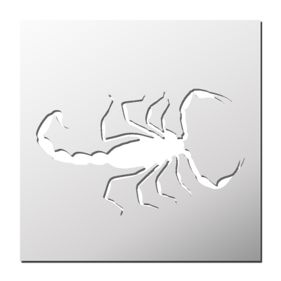 Pochoir Scorpion