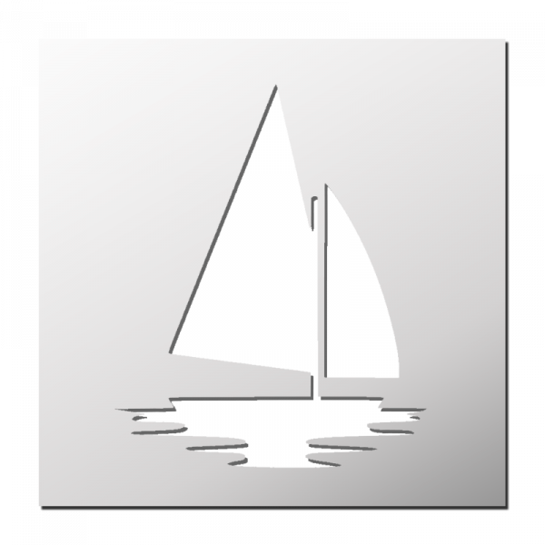 Pochoir Voilier