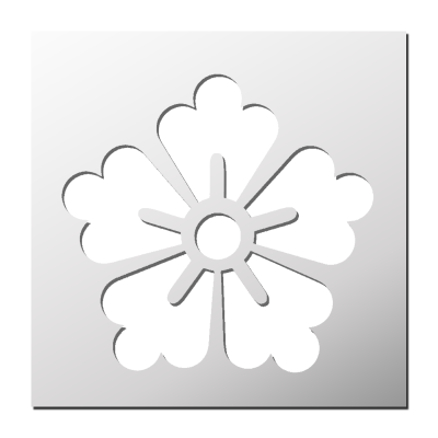 Pochoir Fleur