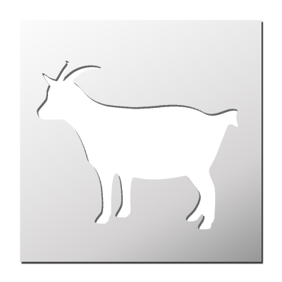 Pochoir Chèvre