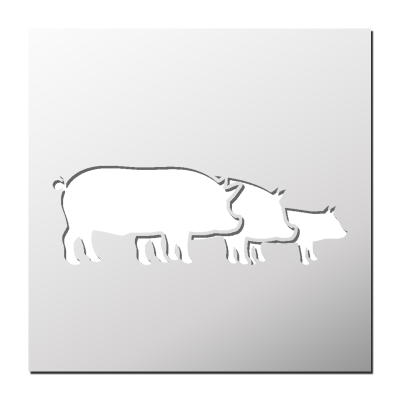 Pochoir Cochons