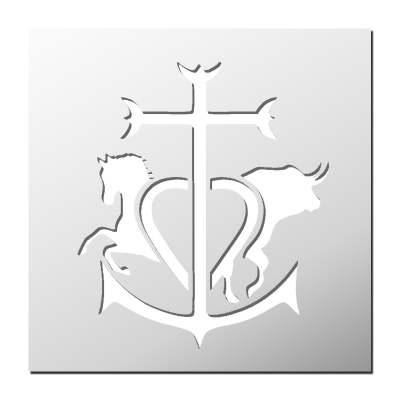 Pochoir Croix de Camargue