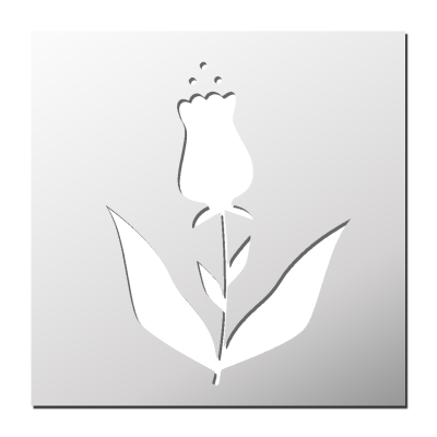 Pochoir Fleur