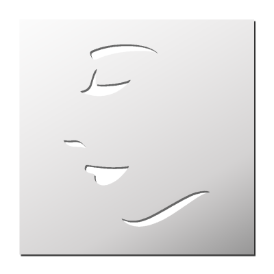 Pochoir Visage