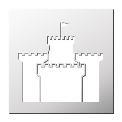 Pochoir Château
