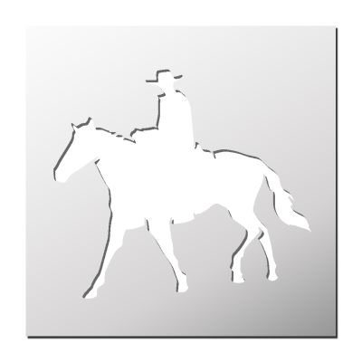 Pochoir CowBoy