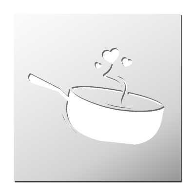 Pochoir Cuisine avec Amour