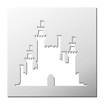 Pochoir Château