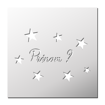 Pochoir personnalisable Prénom
