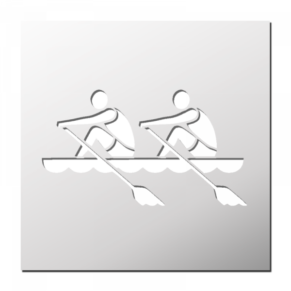Pochoir Aviron