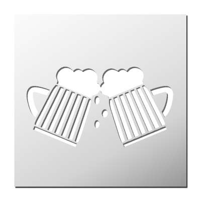 Pochoir Bières