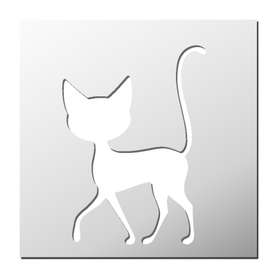 Pochoir Chat