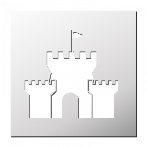 Pochoir Château fort
