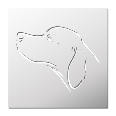Pochoir Chien