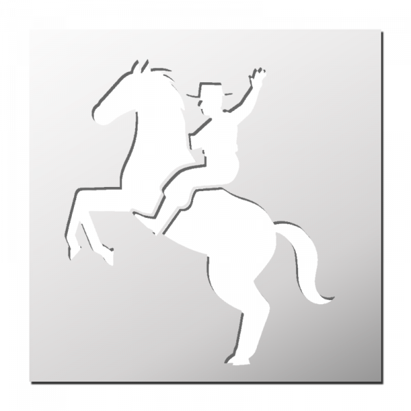 Pochoir Cow-Boy