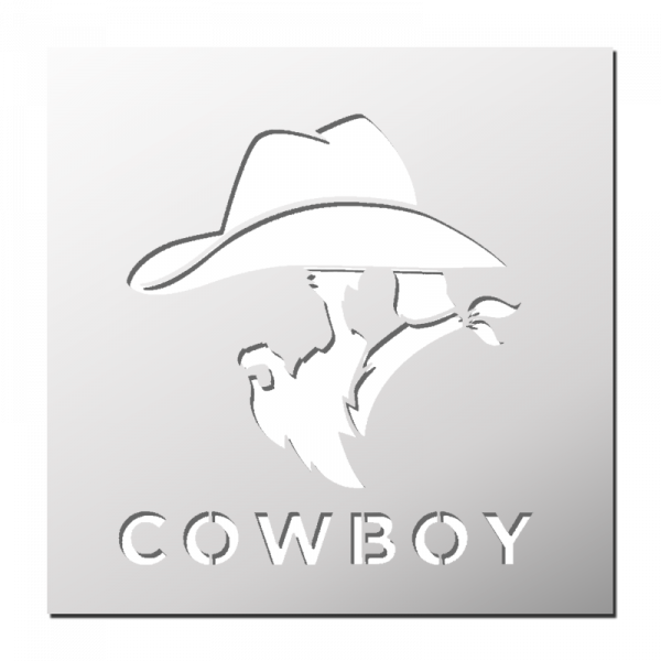 Pochoir CowBoy